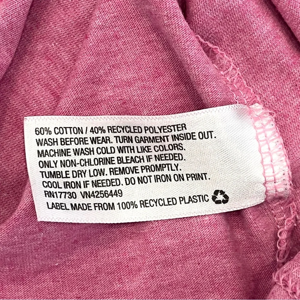 Cat & Jack Girls L 10/12 Owl Shirt Graphic Tee Long Sleeve Pink